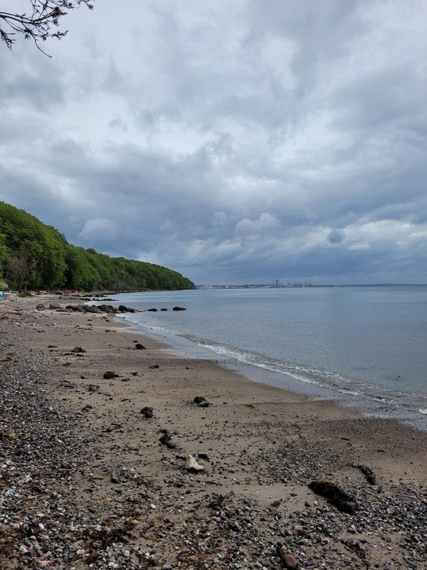 Beach just outside the city.